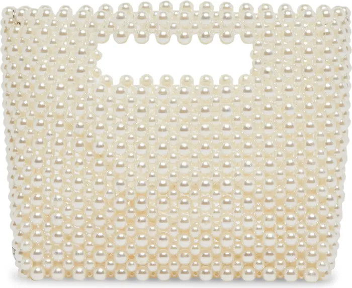 Linzy Faux Pearl Convertible Crossbody Bag | Nordstrom