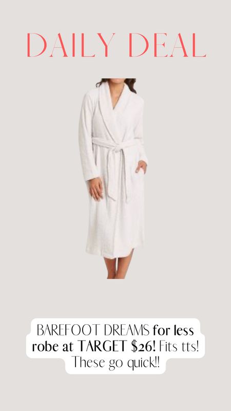 Barefoot Dreams for less robe at Target! 

#LTKGiftGuide #LTKCyberweek #LTKHoliday