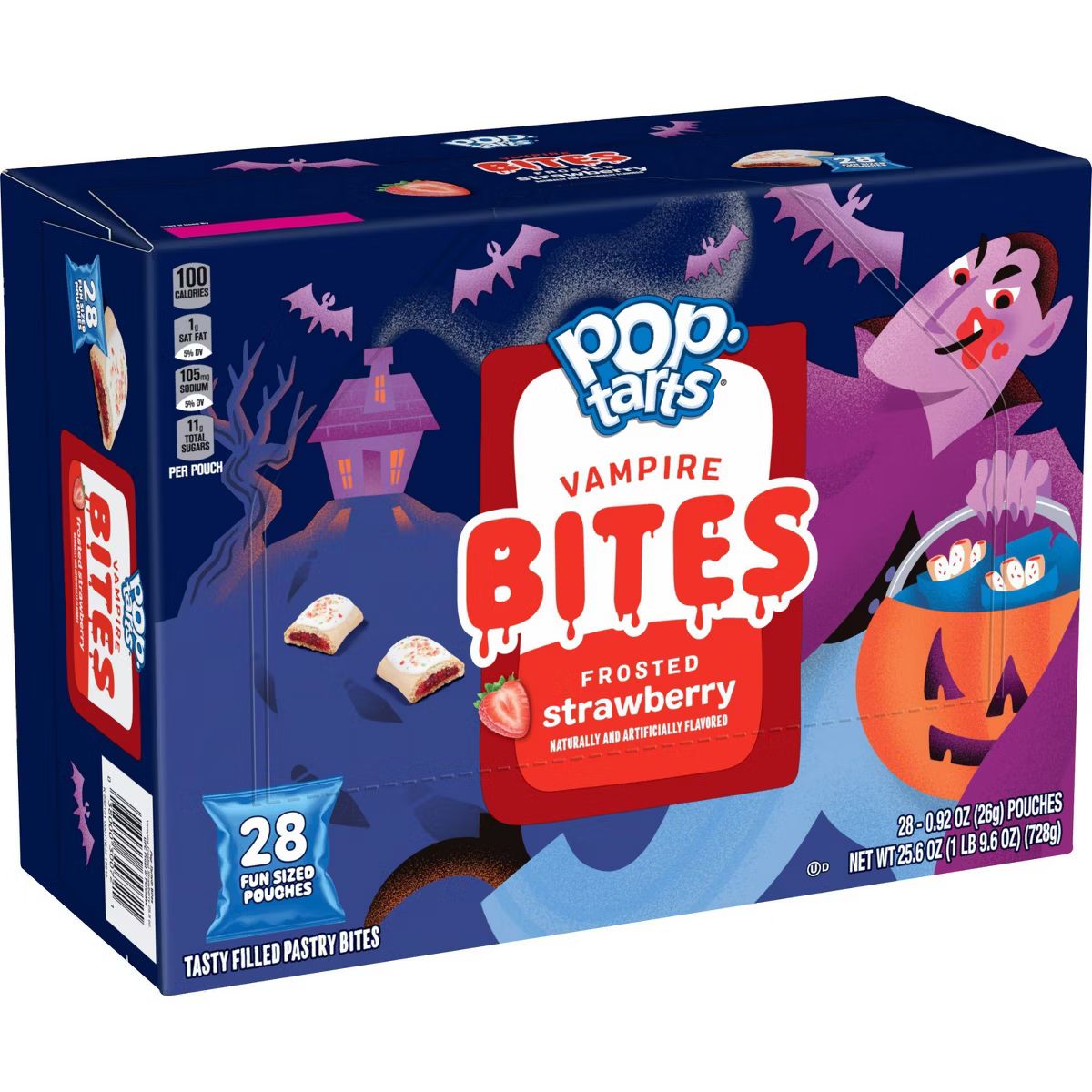 Pop-Tarts Bites Frosted Strawberry Vampire Bites - 28ct / 25.6oz | Target