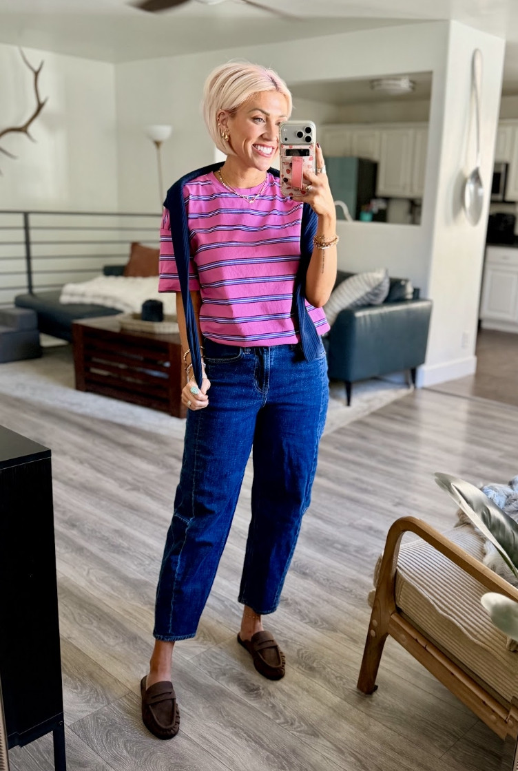 Cute and effortless! Top: Small // Pants: 4 // Shoes: TTS 

 #LTKootd #LTKSaleAlert