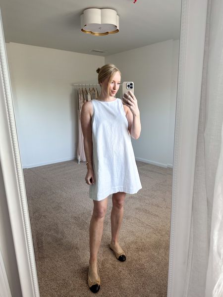 Chic linen dress for summer! Currently on sale 20% off. It runs big, I’m wearing a medium and it was too big on me in the top. 

Abercrombie sale // Abercrombie dress // white dress 

#LTKunder100 #LTKsalealert