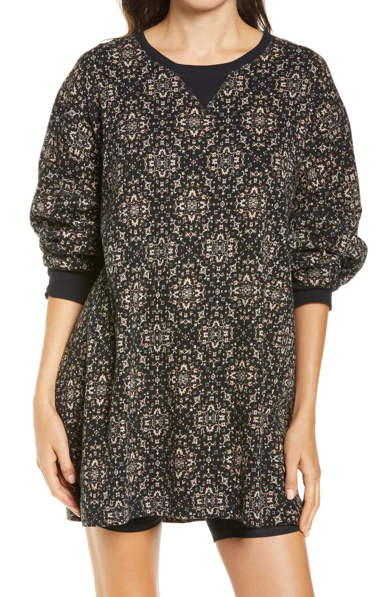 Early Night Print Cotton Thermal Top | Nordstrom