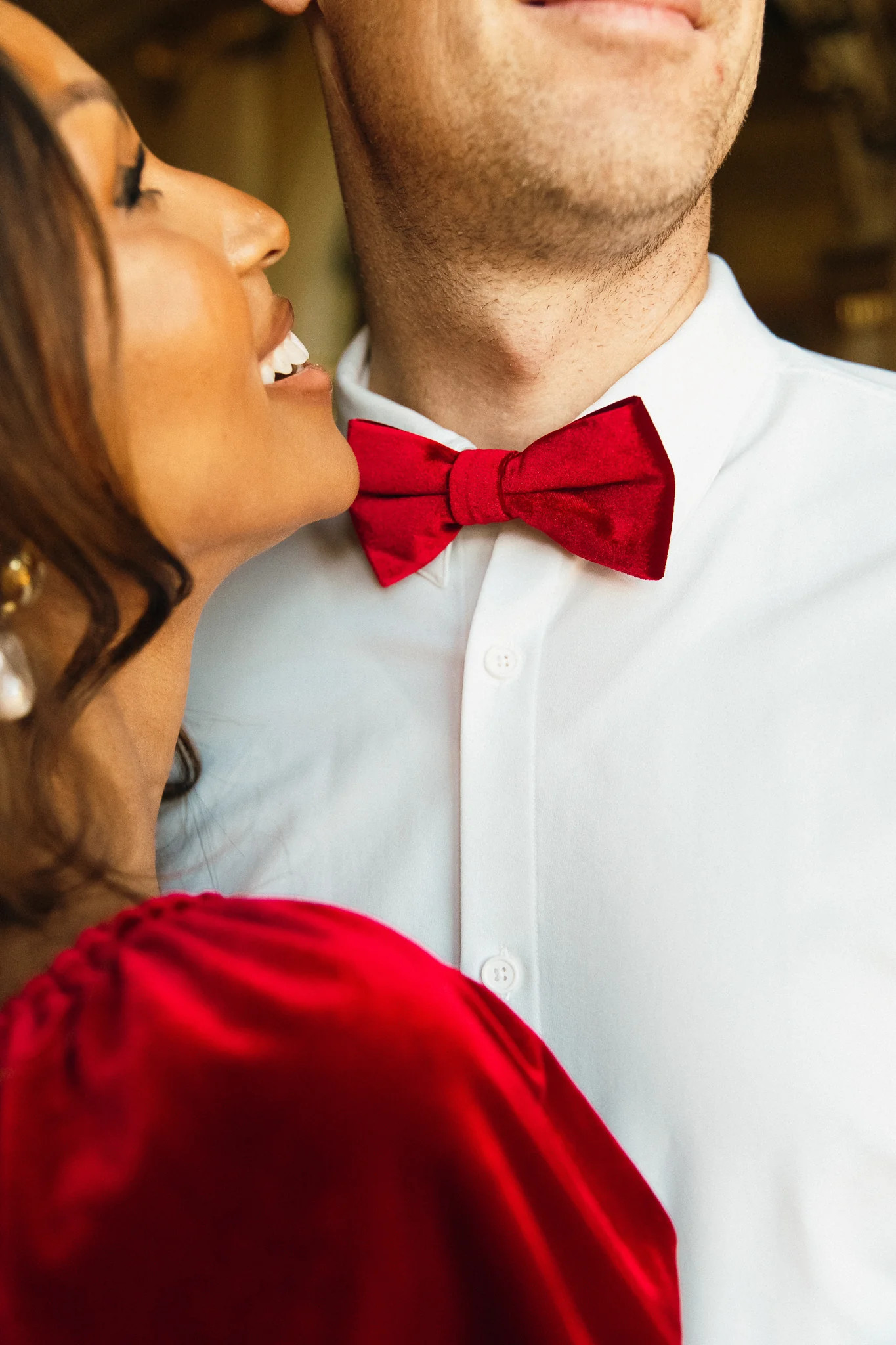 Bow Ties in Enamored Red Velvet | Ivy City Co