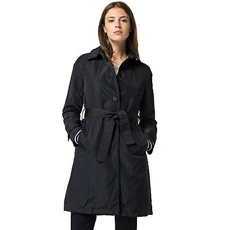 Tommy Hilfiger Convertible Trench Coat - Midnight | Tommy Hilfiger US