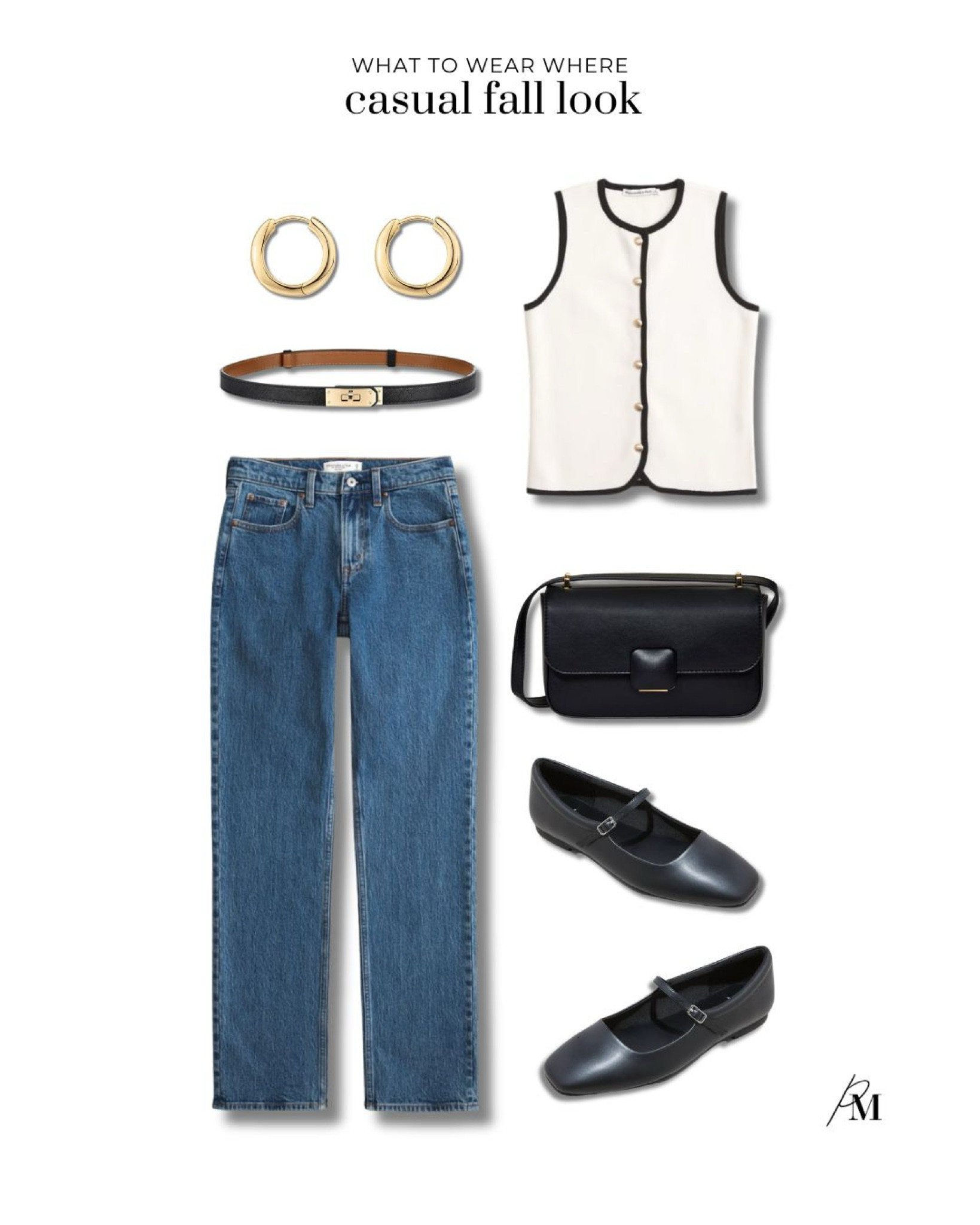 Casual pre fall outfit idea. These Abercrombie jeans and vest are perfect pieces to transition into fall. 

#LTKSeasonal #LTKStyleTip #LTKBeauty