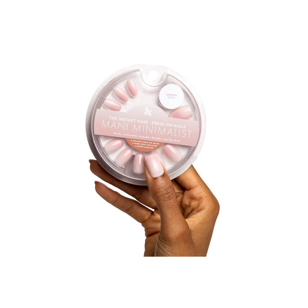 Olive & June Press-On Fake Nails - Rose Syrup Gradient - 42ct | Target