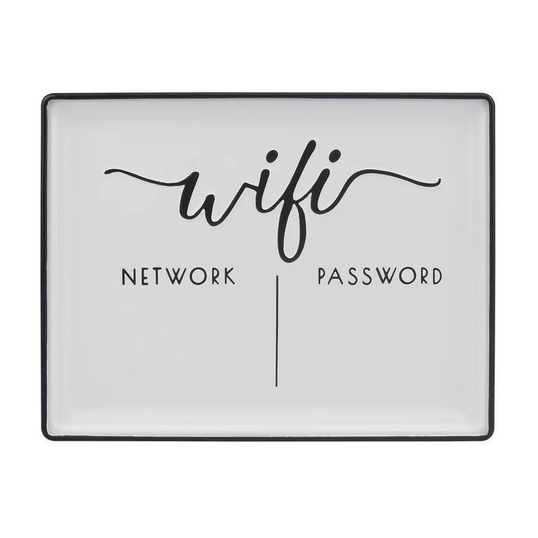 Better Homes & Gardens Decorative Wi-Fi Password Sign, White - Walmart.com | Walmart (US)