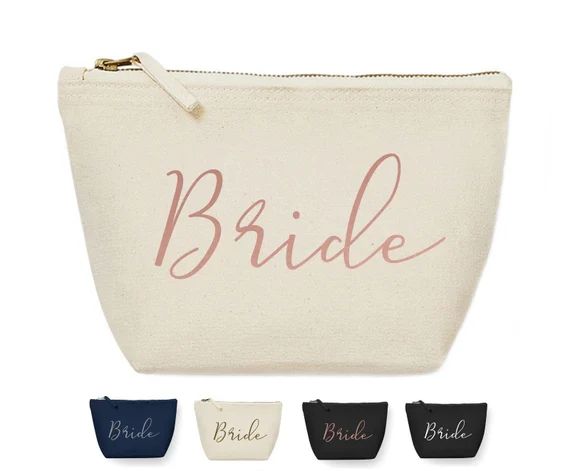 Bride Make up Bag  Bridal Gift  Wedding Day  Bride Makeup | Etsy | Etsy (US)