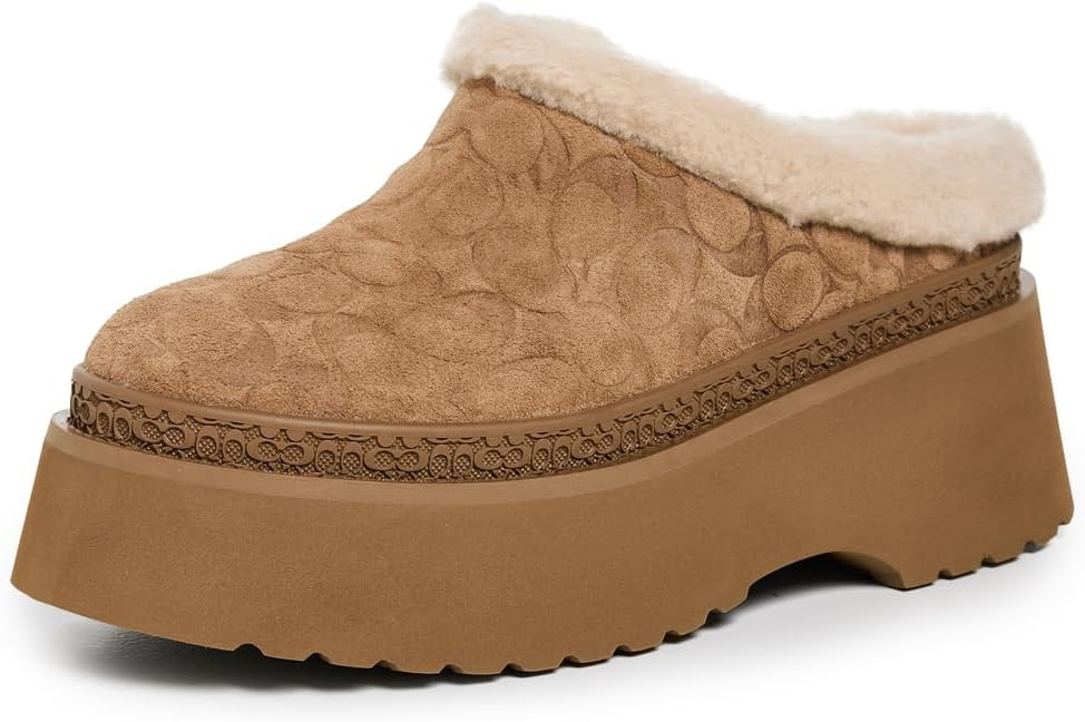 Coach Womens Cecelia Shearling Clog | Amazon (US)