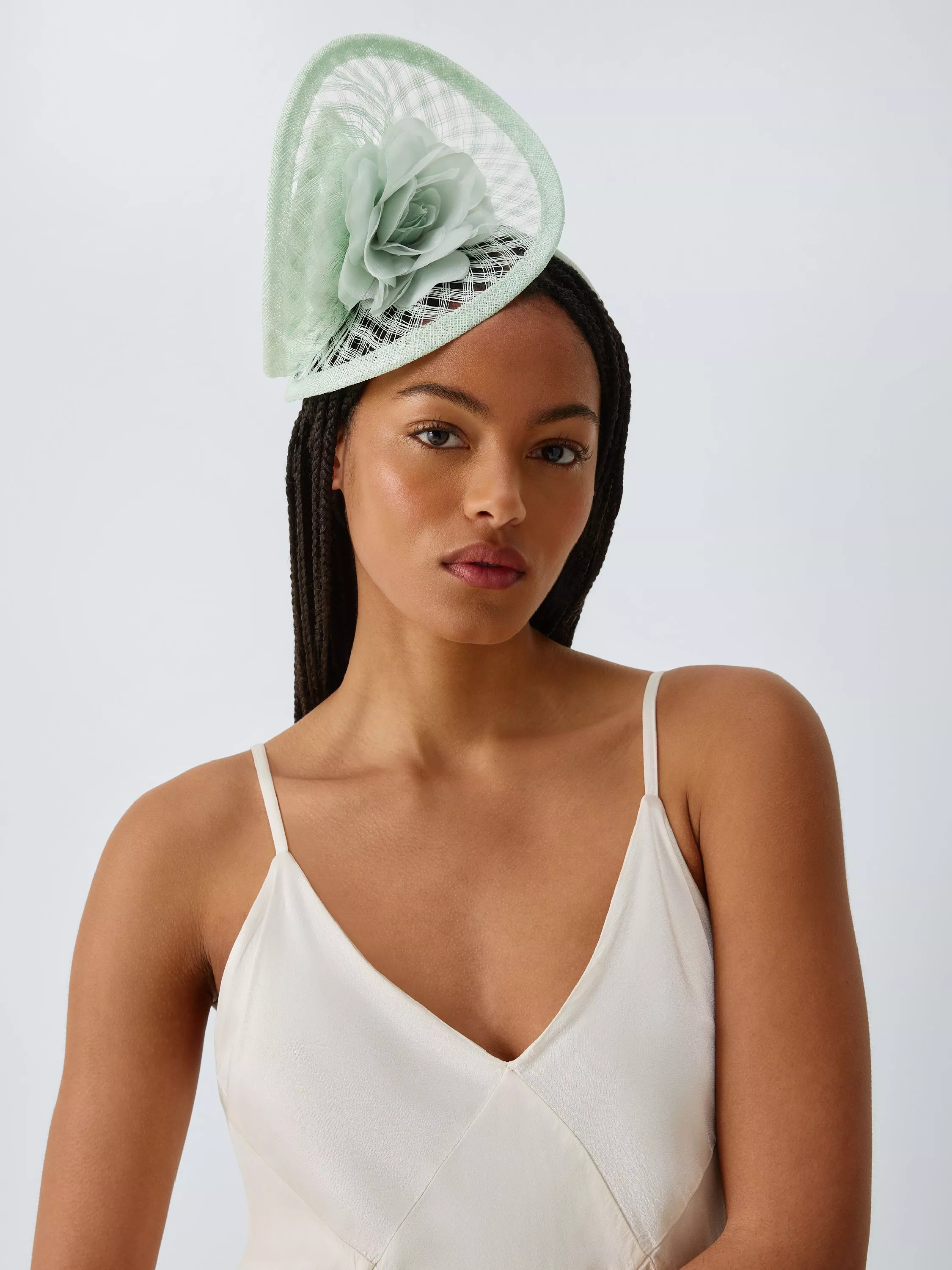 John Lewis Darcia Crosshatch Fascinator | John Lewis (UK)
