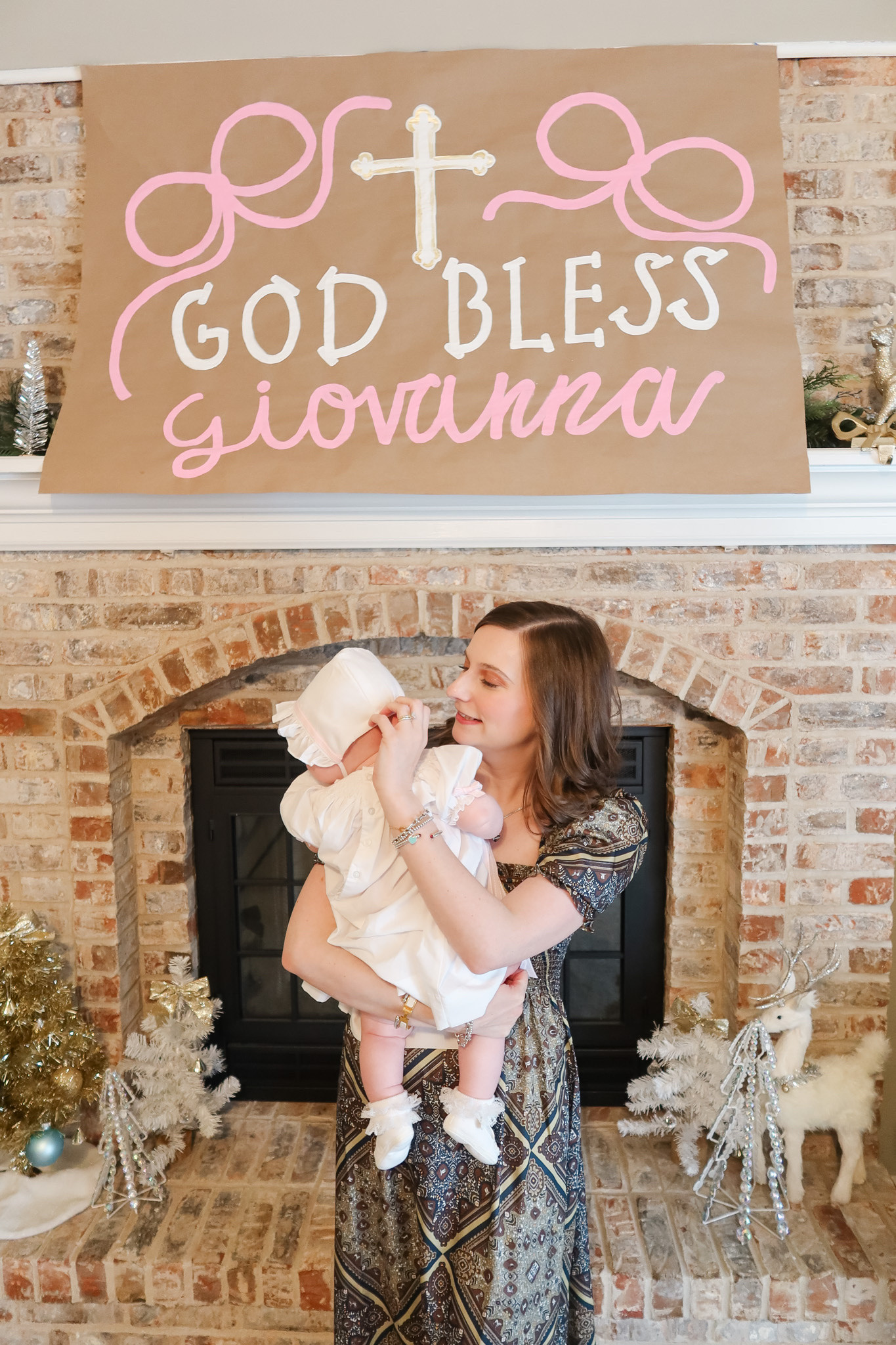 Baptism outfit details and decor! 