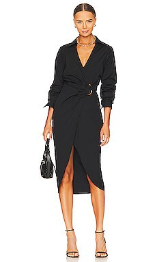 Veronica Beard Afton Dress in Black from Revolve.com | Revolve Clothing (Global)