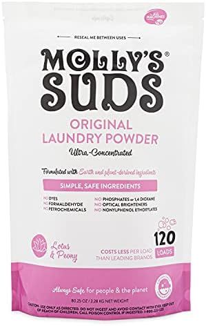 Molly's Suds Original Laundry Detergent Powder | Natural Laundry Detergent for Sensitive Skin | Eart | Amazon (US)