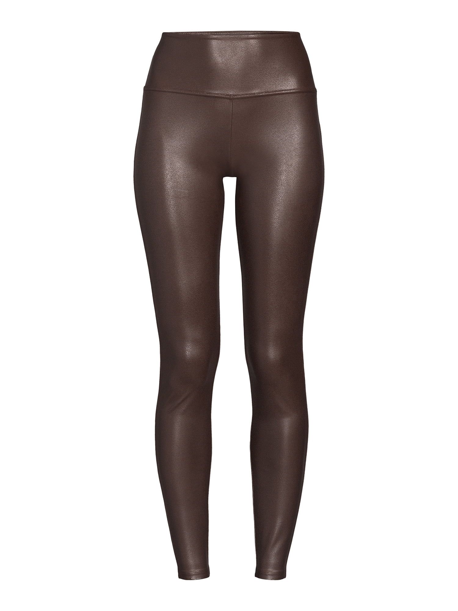 Time and Tru Women's Faux Leather Leggings | Walmart (US)