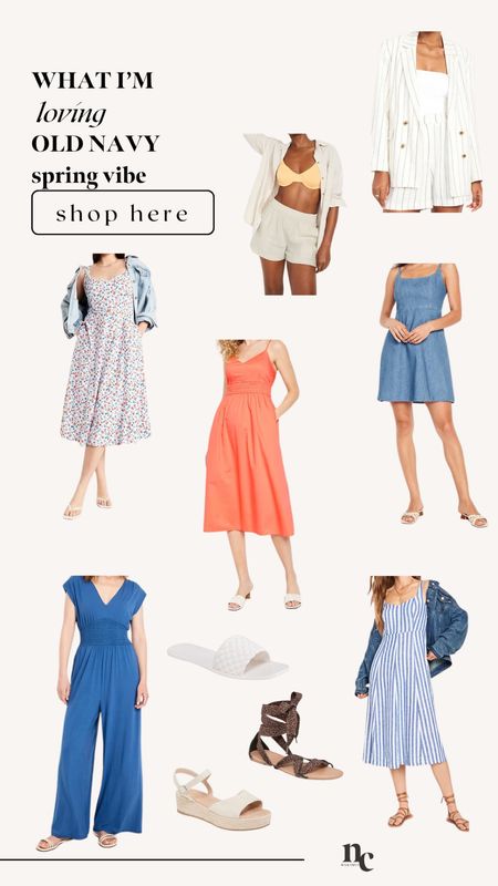 Old Navy  Looks that are so fun for Spring and all 40-50% off now

Spring look, dresses, denim, 2 piece set, beach look, Mother’s Day look, mom look, midsize, sandals, summer dress, 

#LTKsalealert #LTKmidsize #LTKstyletip