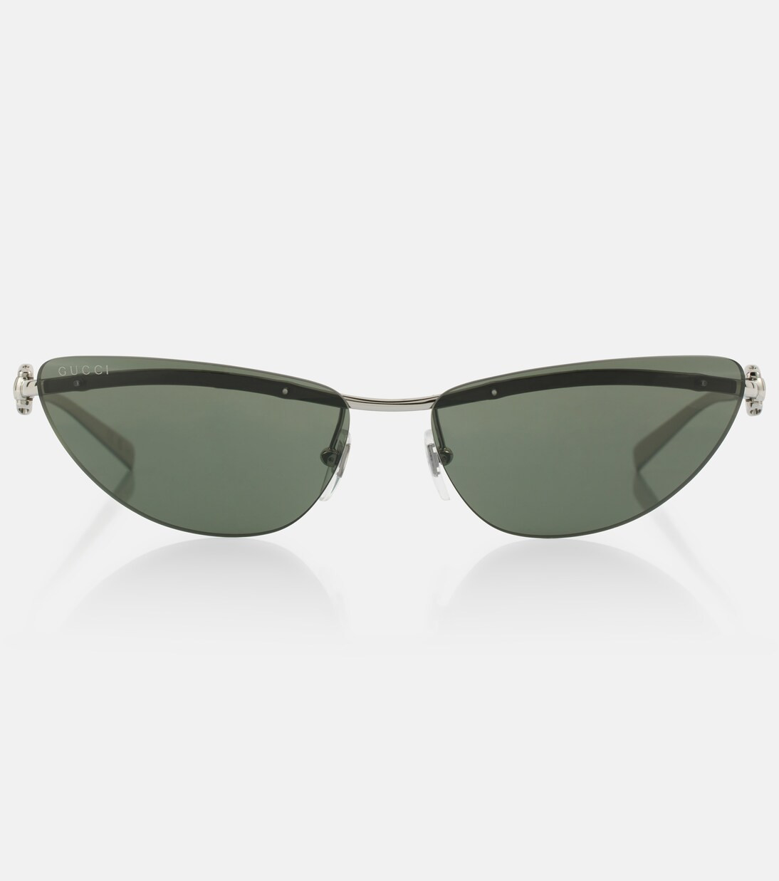 Horsebit cat-eye sunglasses | Mytheresa (UK)