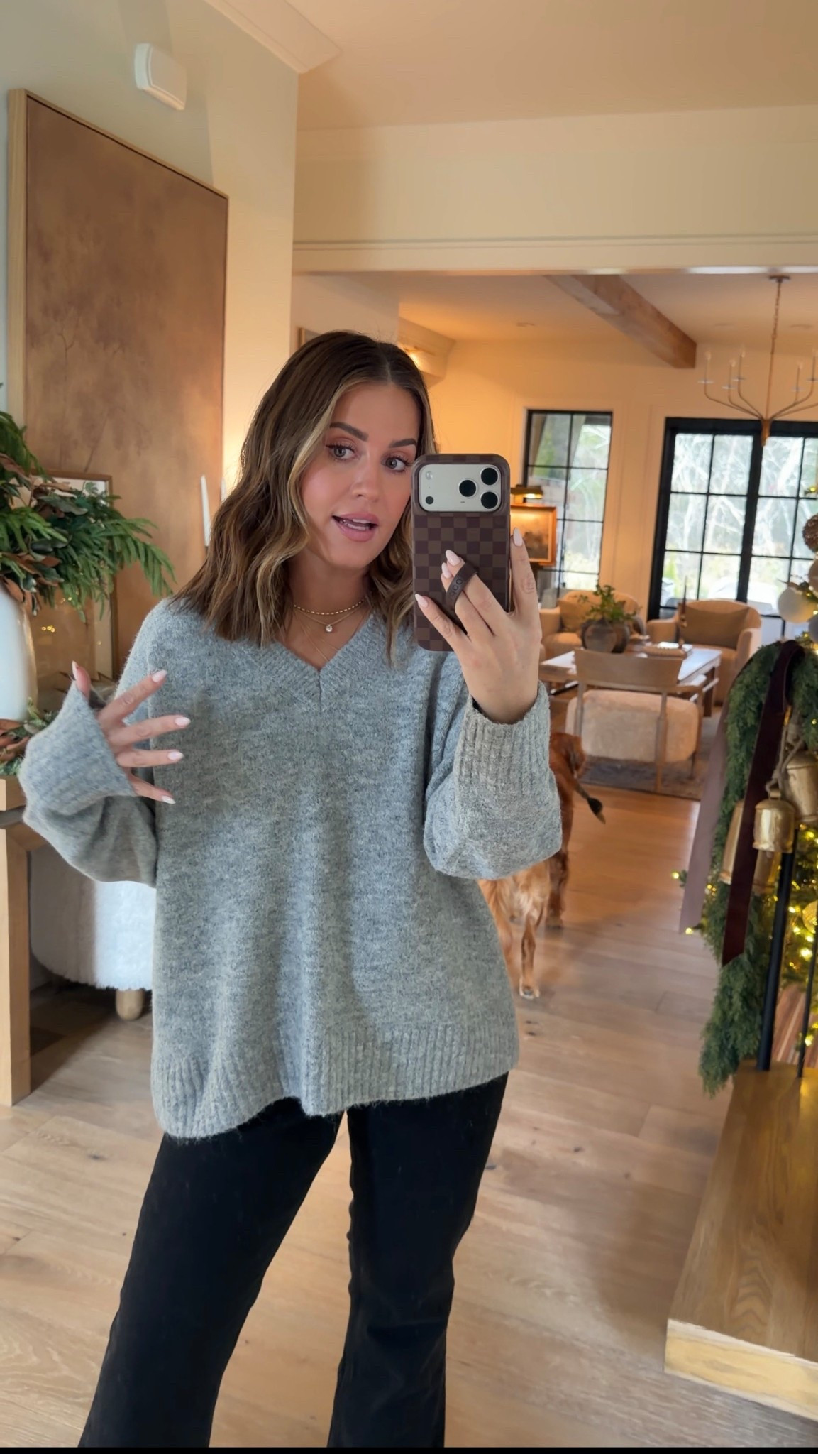 #abercrombiepartner Sharing my recent @abercrombie order- sizing below!

Look 1: Black flare jeans (26 petite) with cream cardigan (small). Would size down in jeans if in between sizes. 
Look 2: Black flare jeans (26 petite) with gray sweater (XS). 
Look 3: Wool blend coat (XS regular)



#LTKPetite #LTKFindsUnder100 #LTKSaleAlert