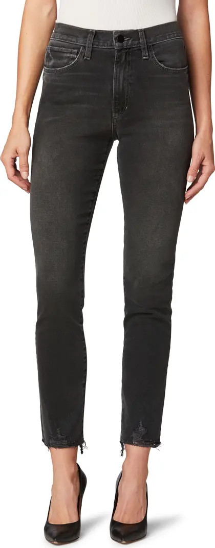 The Luna Destroyed Hem Ankle Jeans | Nordstrom