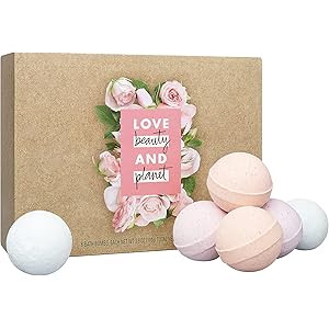 Love Beauty and Planet Bath Bombs Gift Set Gift Ideas for Her, Wife, Bath and Body Pampering Gift... | Amazon (US)