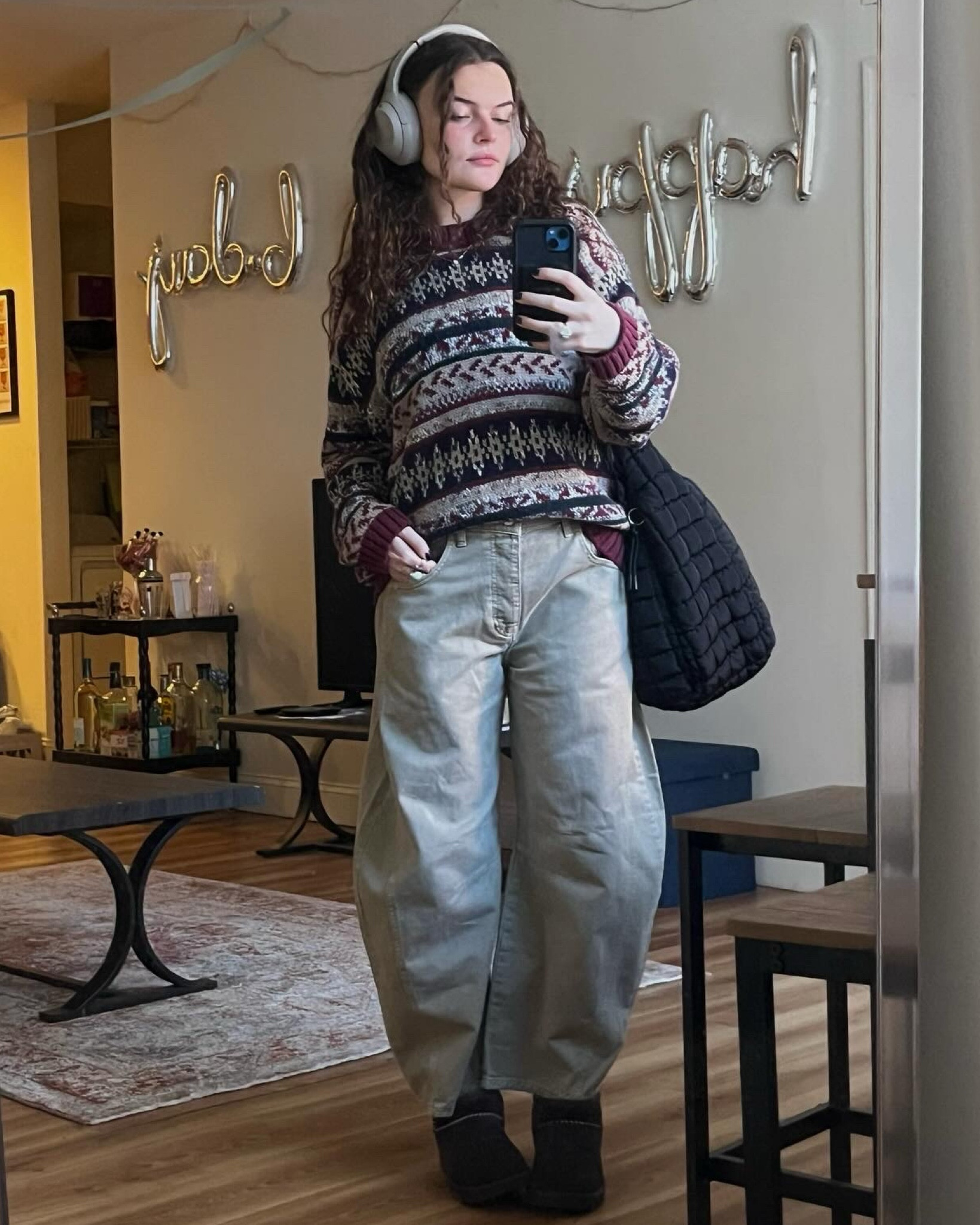 My typical college classes fit for some inspiration!!!
Thrifted vintage sweater
Free people barrel jeans 
Ugg x mad happy ultra mini boot
Free people bag
Sony headphones 

#LTKStyleTip #LTKFindsUnder100 #LTKGiftGuide