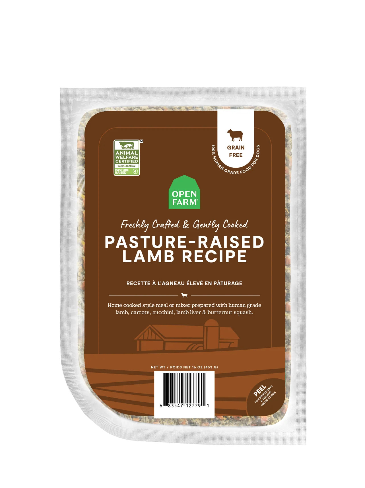Pasture-Raised Lamb Freshly Crafted Dog Food | Open Farm Pet