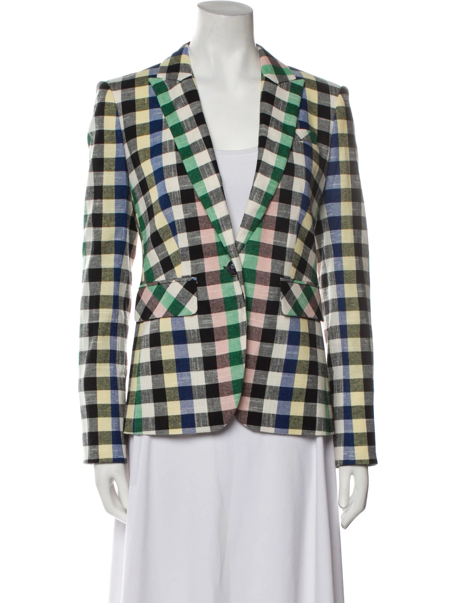 Plaid Print Blazer w/ Tags | The RealReal