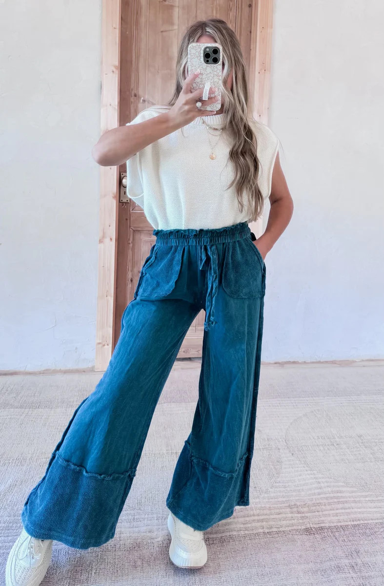 Abby Mineral Wash Pants | CK Squared Boutique