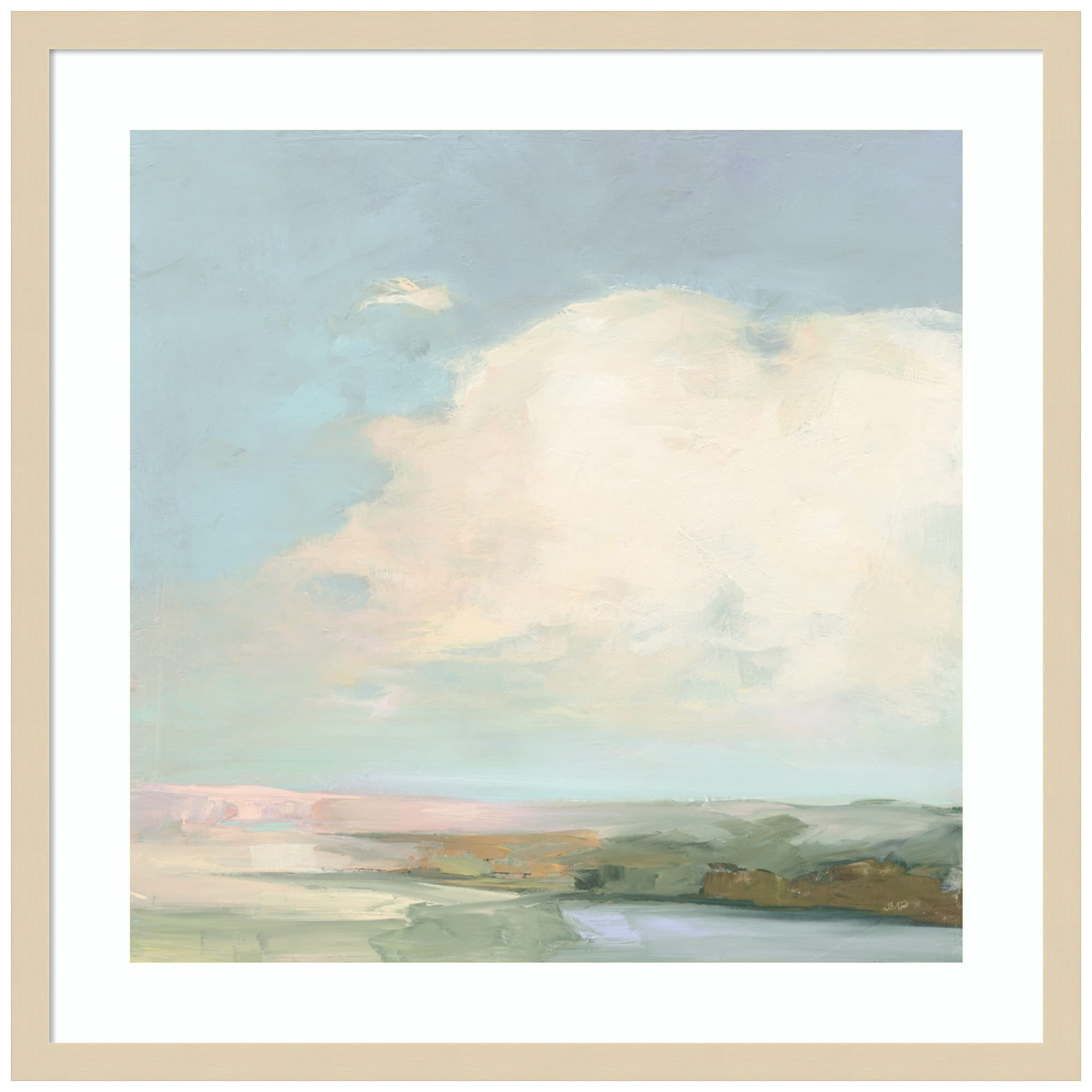Amanti Art Framed Wall Art Print (25x25) Colorful Horizon II Blue by Julia Purinton Framed Poster... | Amazon (US)