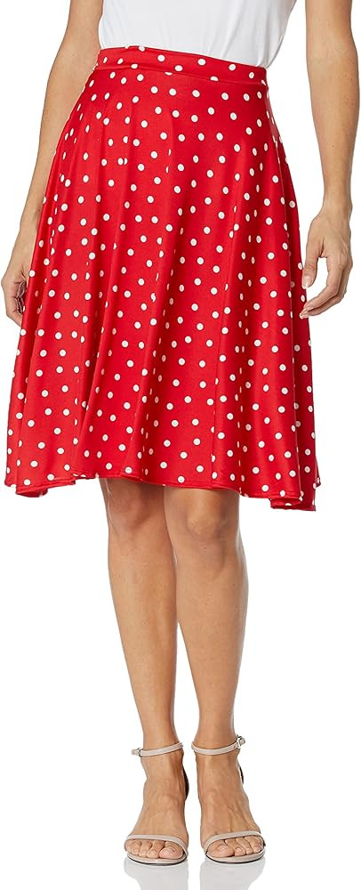 Star Vixen Women's Full Knee-Length Ponte Knit Skater | Amazon (US)