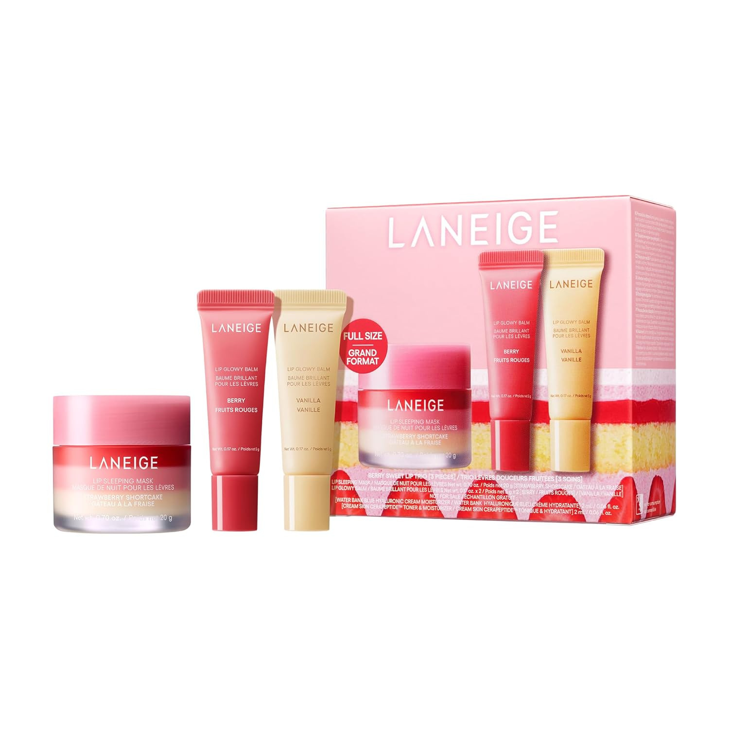 LANEIGE Lip Sleeping Mask: Hydrating & Nourishing Korean Overnight Lip Treatment Mask with Shea B... | Amazon (US)