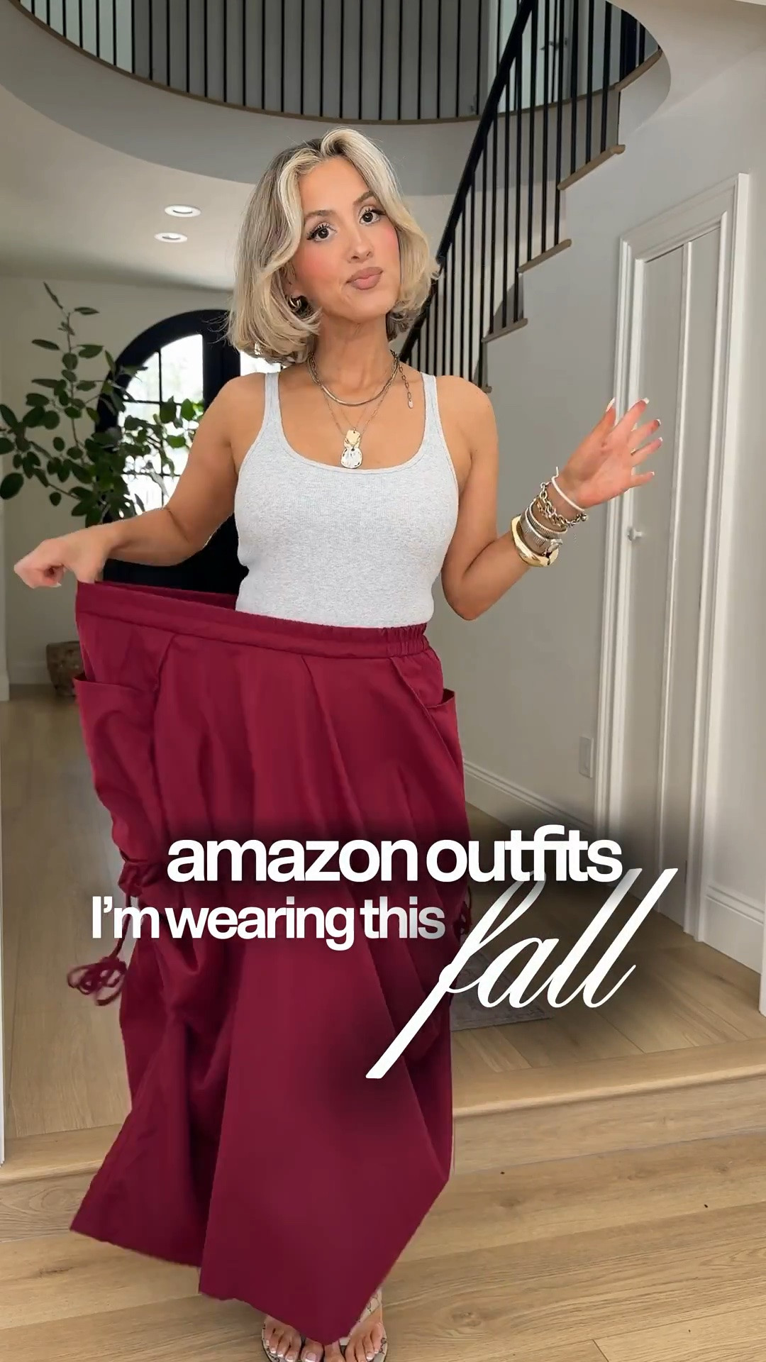 Easy breezy transitional early fall Amazon outfit 😎✨