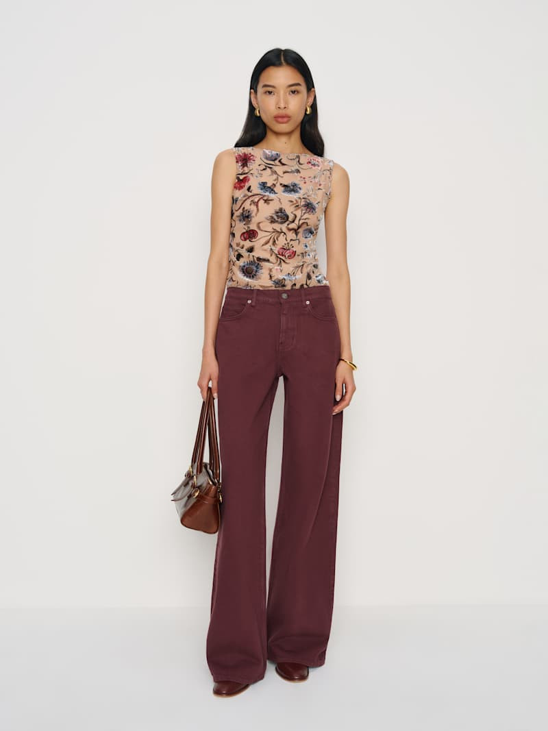 Cary Low Rise Slouchy Wide Leg Jeans | Reformation (Global)