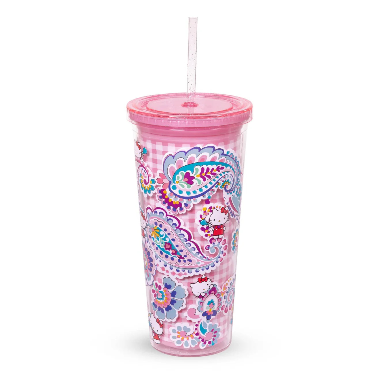 Hello Kitty® Double Wall Tumbler with Straw | Vera Bradley