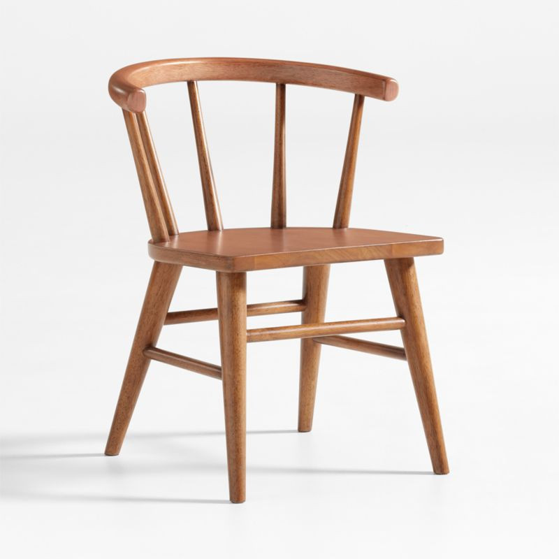 Anker Walnut Wood Kids Play Chair | Crate & Barrel