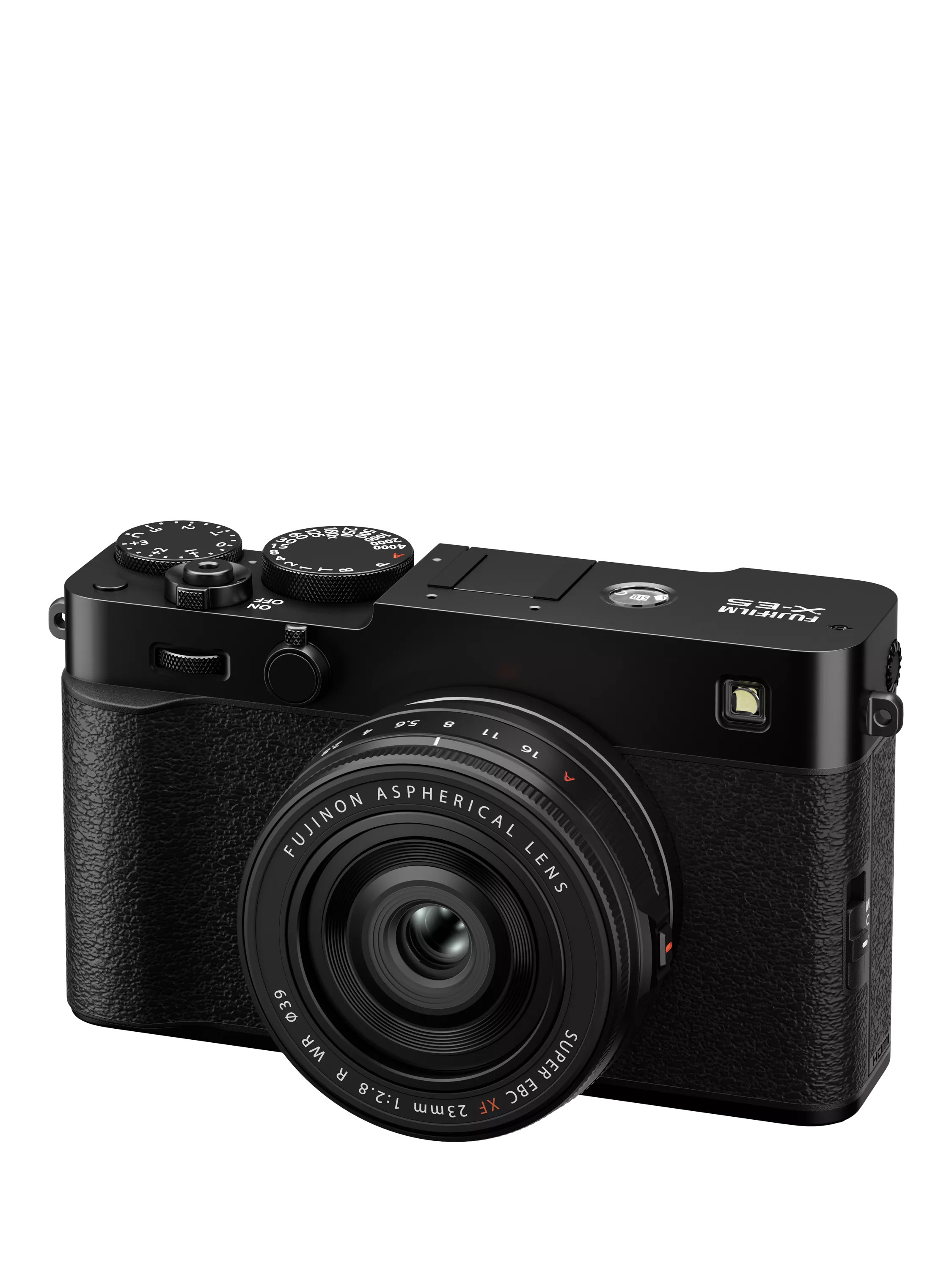 Fujifilm X-E5 Compact System Camera with XF 23mm Lens, 4K Ultra HD, 40.2MP, Wi-Fi, Bluetooth, OLED EVF, 3"" LCD Tilting Touch Screen | John Lewis (UK)