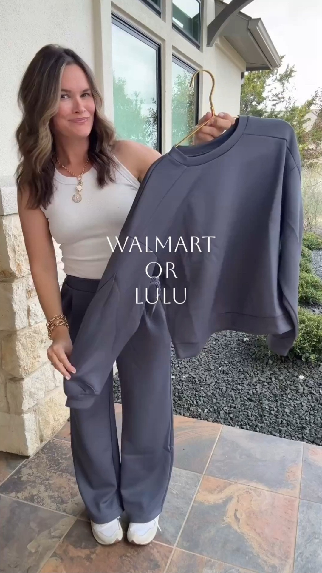 This Walmart matching set feels Lulu meets Spanx ✨ Comfy, flattering, and affordable — a perfect everyday set. 

#WalmartStyle #AffordableActivewear #MatchingSet 

#LTKgrwm #LTKFindsUnder50 #LTKootd