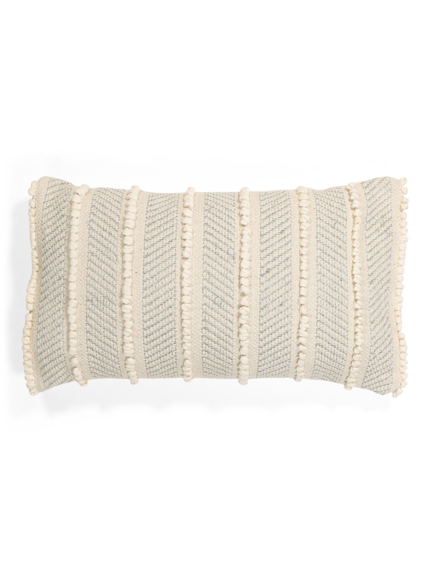 14x24 Lurex Woven Front Pillow | TJ Maxx