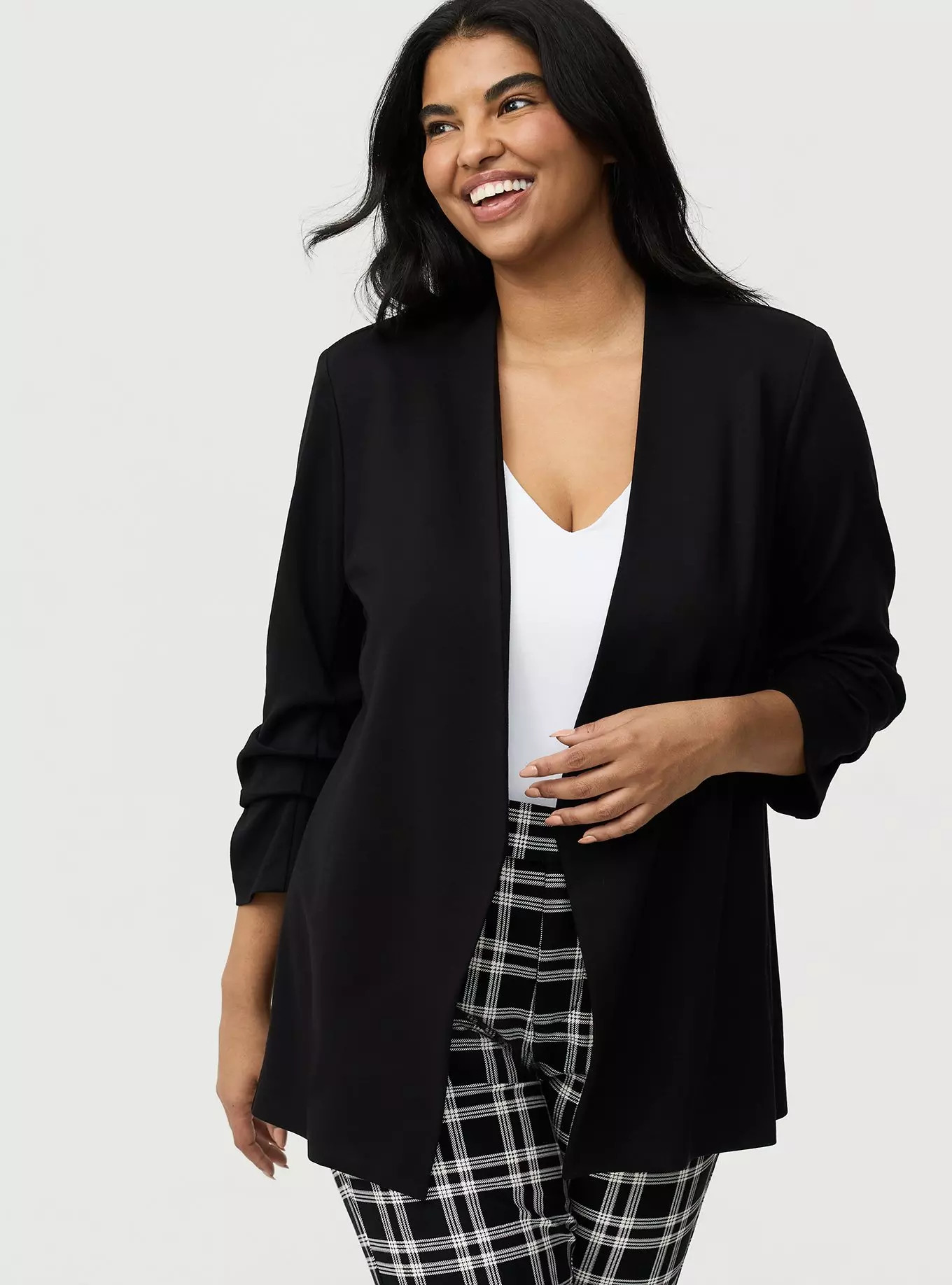 Open Front Ponte Blazer | Torrid (US & Canada)