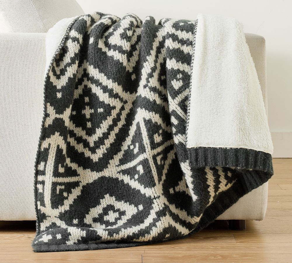 Modern Fair Isle Throw | Pottery Barn (US)