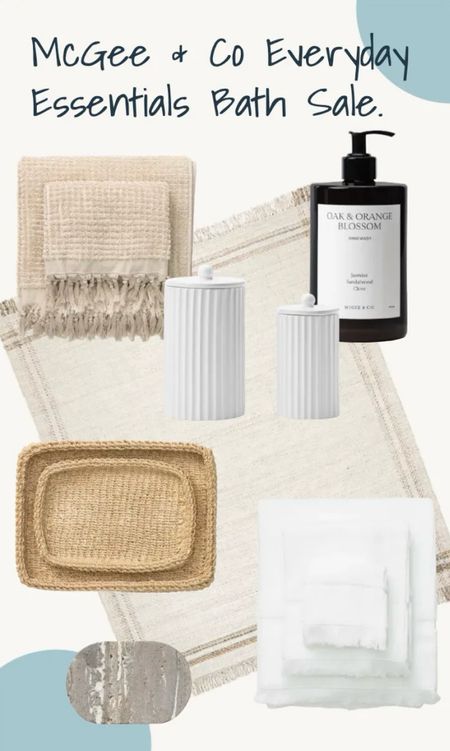 Be sure to shop the McGee and Co Everyday Essentials Sale! Here are my top picks for a New Year neutral bathroom refresh! 

#LTKsalealert #LTKfindsunder50 #LTKhome