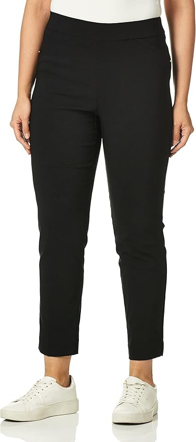 Briggs New York Women's Super Stretch Millennium Slimming Pull-on Ankle Pant | Amazon (US)