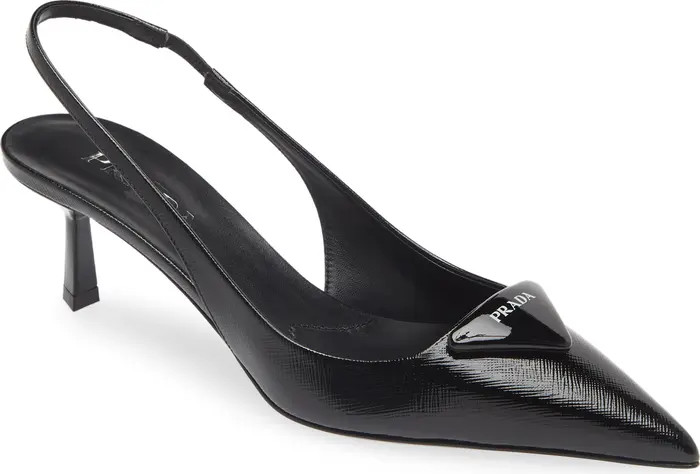 Prada Modellerie Pointed Toe Slingback Pump (Women) | Nordstrom | Nordstrom