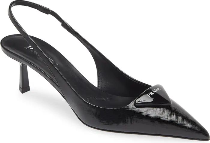 Prada Modellerie Pointed Toe Slingback Pump (Women) | Nordstrom | Nordstrom