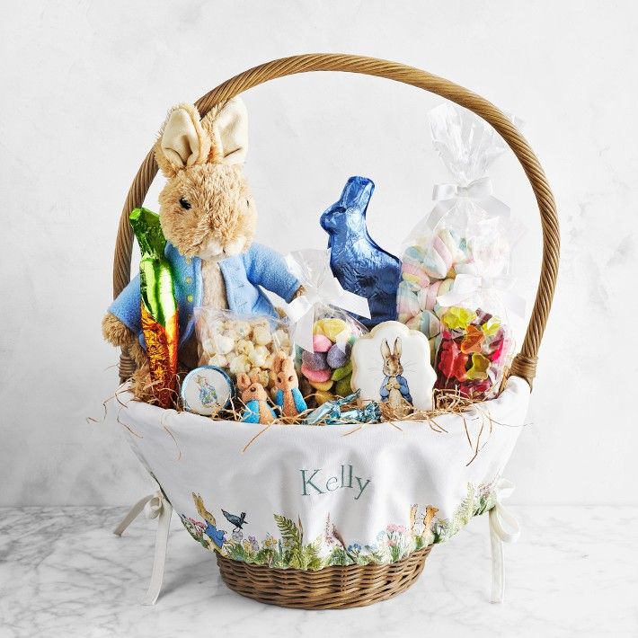 Williams Sonoma x Pottery Barn Kids Peter Rabbit™ Garden Easter Basket, Large | Williams-Sonoma