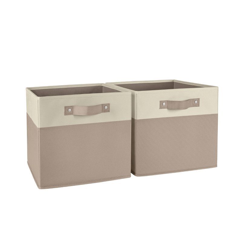 Kids' 2pc 10.5" Two-Toned Folding Storage Bin Set - RiverRidge Home | Target