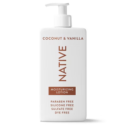 Native Body Lotion Pump - Coconut & Vanilla - 16.5 fl oz: Paraben-Free, Sulfate-Free, Whole Body, Normal & Sensitive Skin | Target