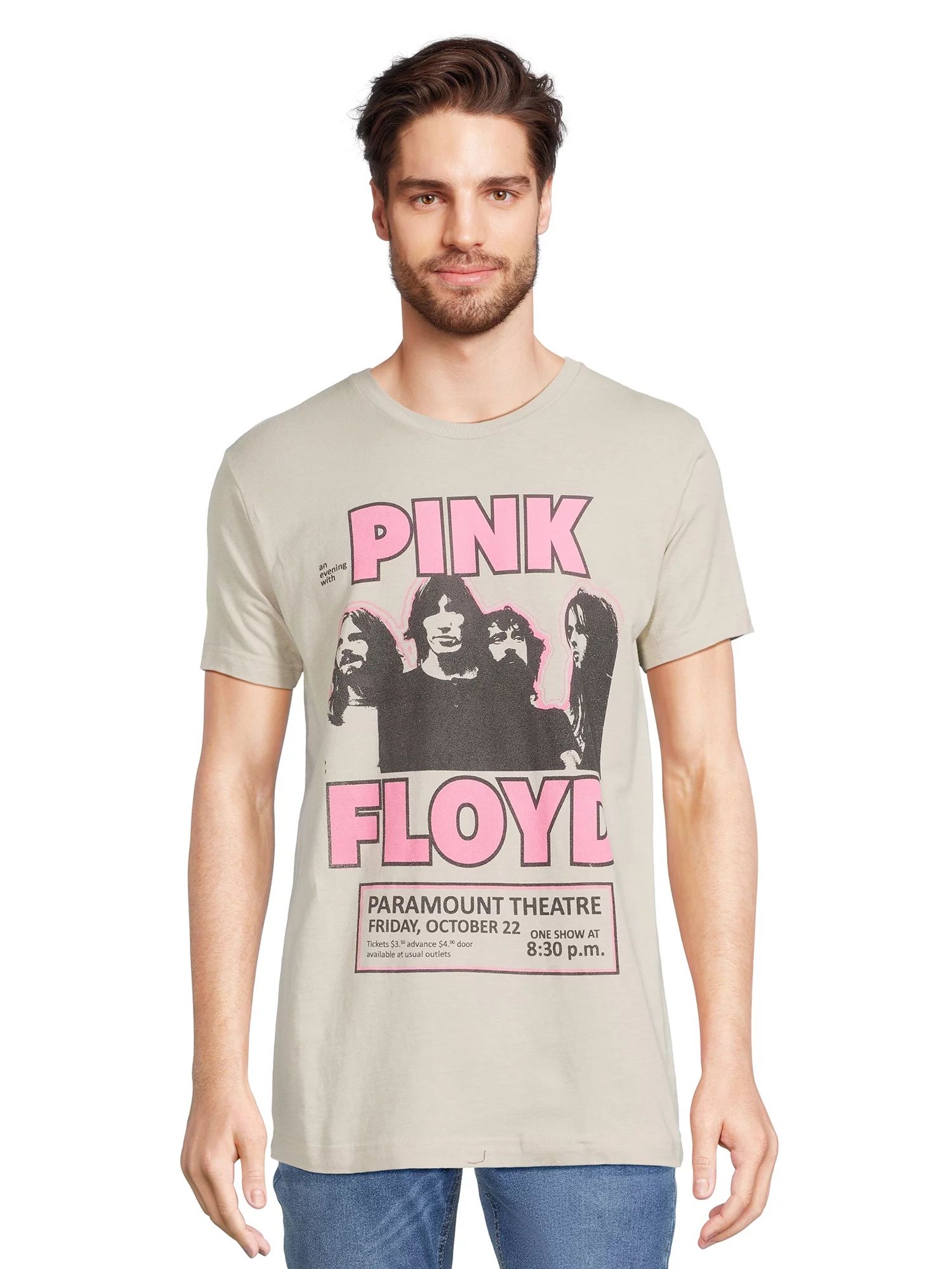 Pink Floyd Men's & Big Men's Band Graphic Tee, Sizes S-3XL - Walmart.com | Walmart (US)