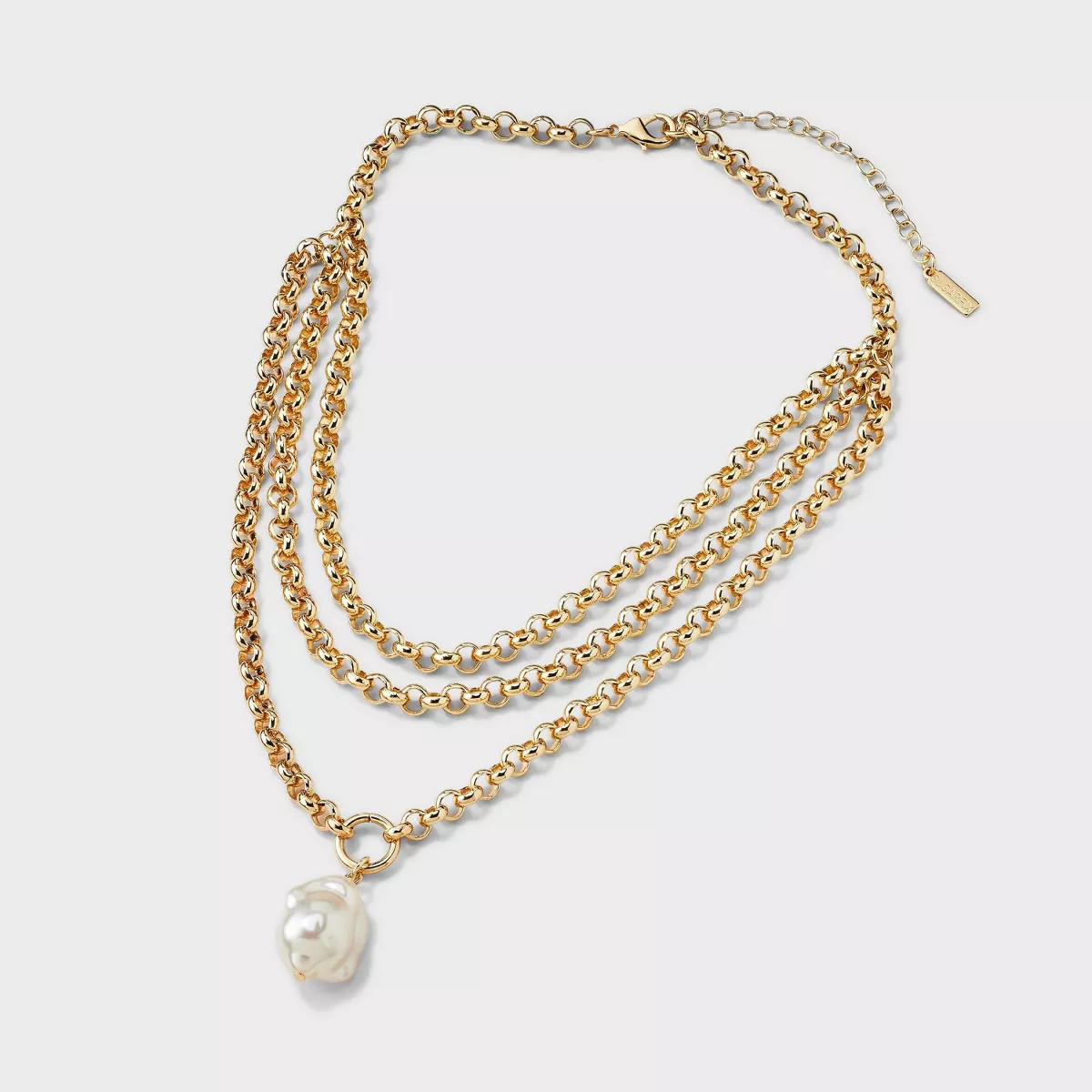 SUGARFIX by BaubleBar Pearl Layered Necklace - Gold | Target