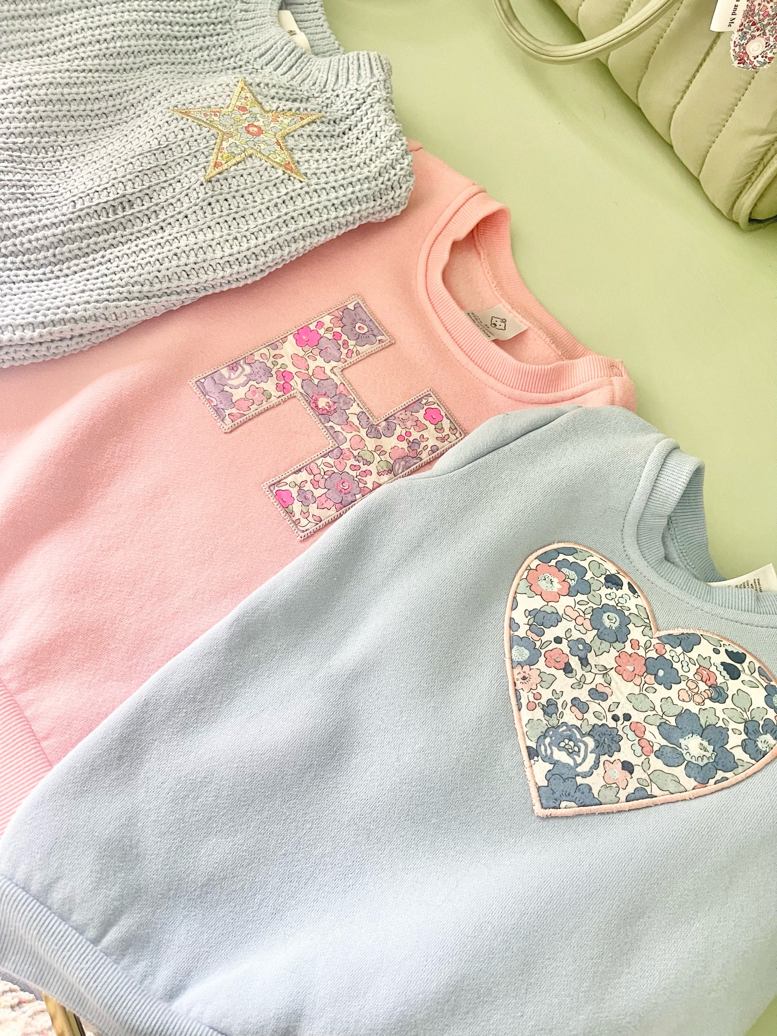 DIY liberty print sweatshirts!