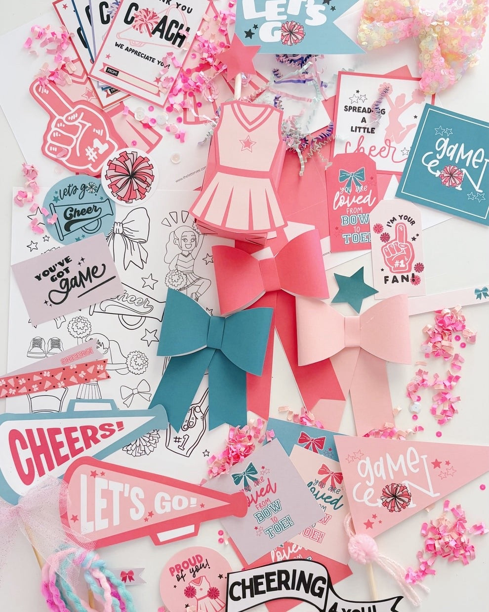 New Printable Cheer Collection - great for cheer season gifts, cheer themed parties, competition photo ops and more!

Cheerleading / cheerleader / cheersport / cheerleaders / cheer gift / competition cheer / cheer party / cheer season 

#LTKActive #LTKKids #LTKSeasonal